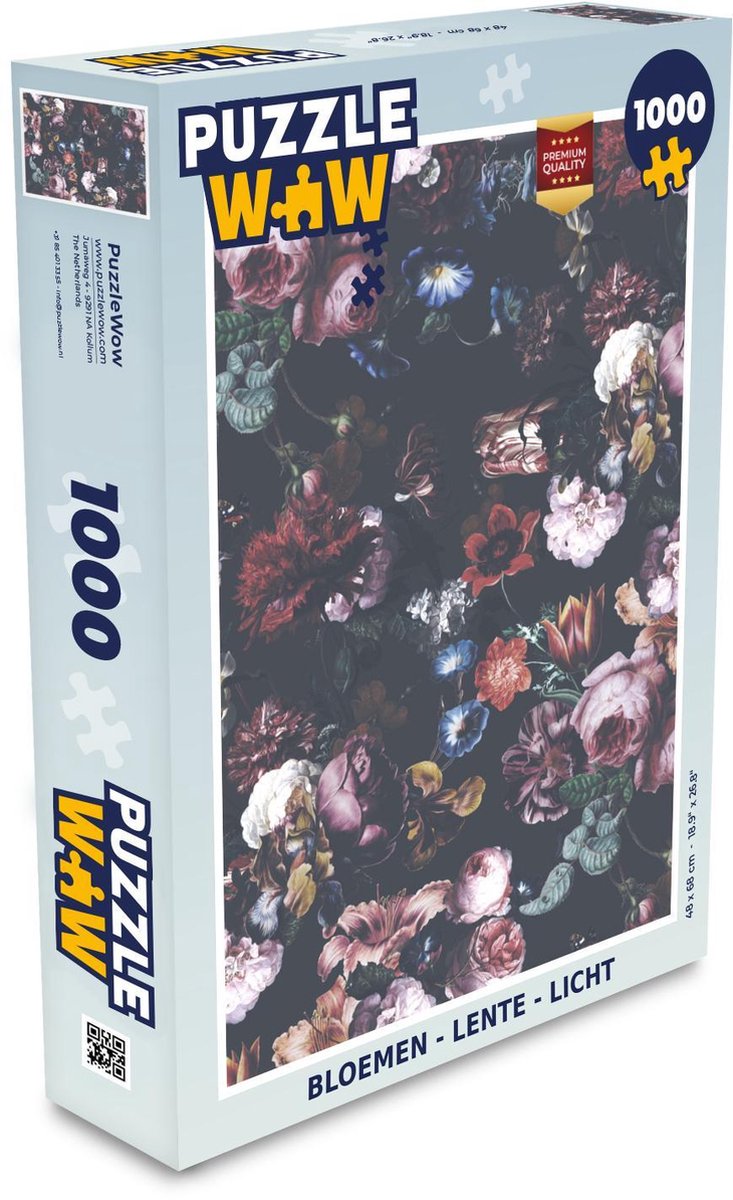 Puzzel - Puzzel 1000 stukjes volwassenen - Bloemen - Lente - Licht - Legpuzzel