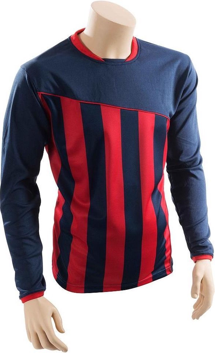 Precision Voetbalshirt Precision Polyester Blauw/rood Maat Xxl
