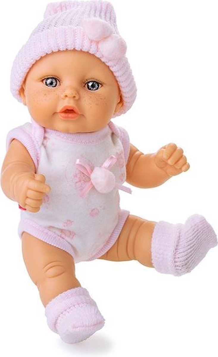Berjuan Babypop Mini Baby 20 Cm Meisjes Roze