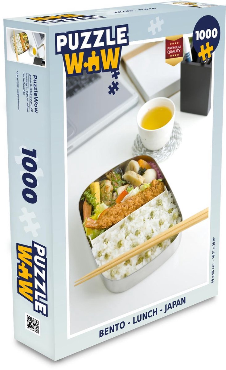 Puzzel - Puzzel 1000 stukjes volwassenen - Bento - Lunch - Japan - Legpuzzel