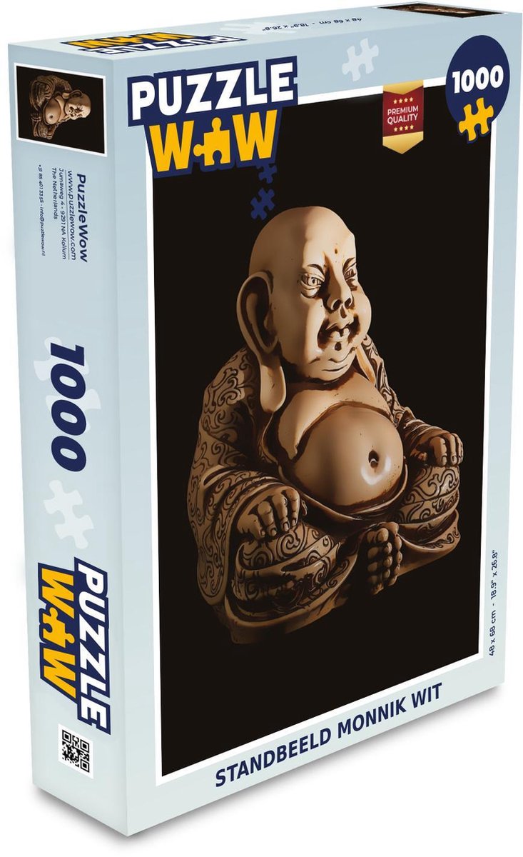Puzzel - Puzzel 1000 stukjes volwassenen - Boeddhisme - Monnink - Spiritueel - Legpuzzel