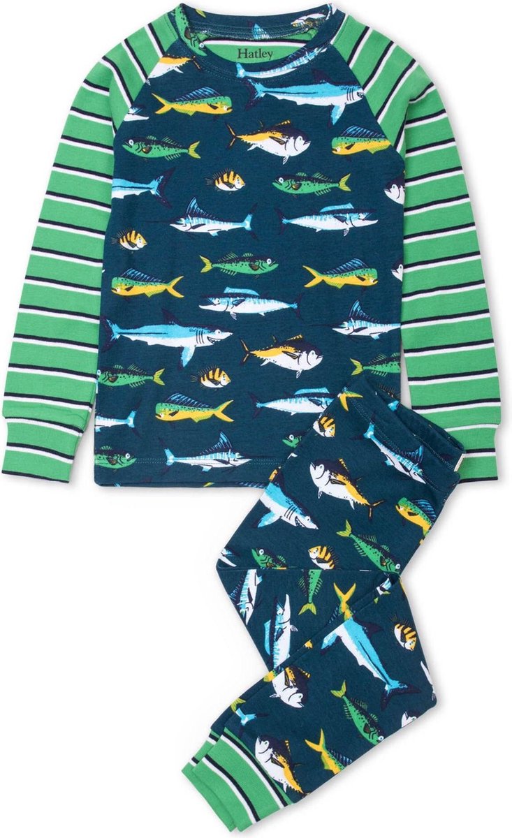 Hatley pyjama jongens Game Fish 86-92
