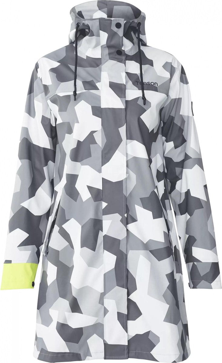Tenson Vesta - Regenjas - Dames - Licht Grijs - Maat 42