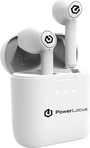 PowerLocus PLX Volledig Draadloze in-ear Oordopjes - USB-C- 44 uur speeltijd - Wit