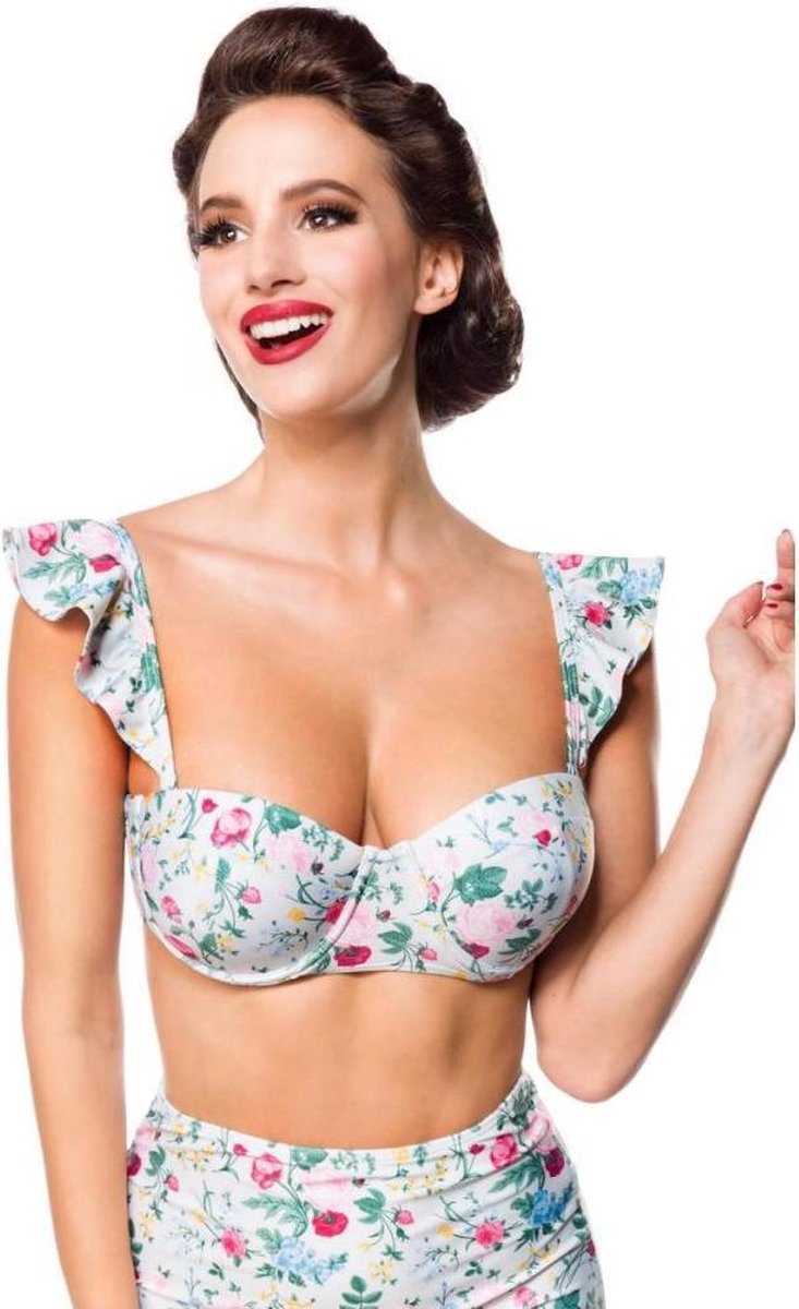 Belsira Bikinitop -2XL- Vintage Multicolours