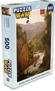 Puzzel Paysage d'Italie - Hendrik Voogd - Legpuzzel - Puzzel 500 stukjes