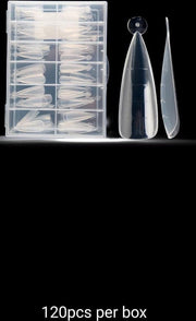 Polygel Dual System Forms Stilleto Almond pre shaped - Kunstnagels - Nepnagels 120stuks met doosje