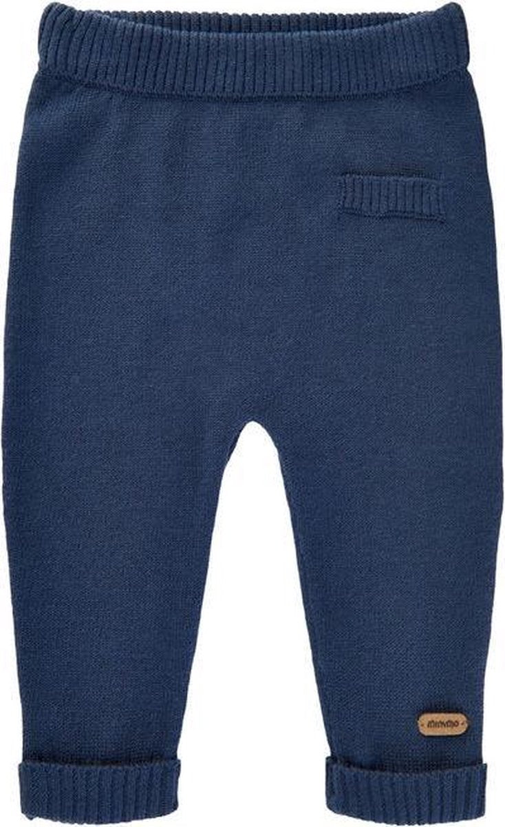 Minymo - baby broek - blauw - Maat 50