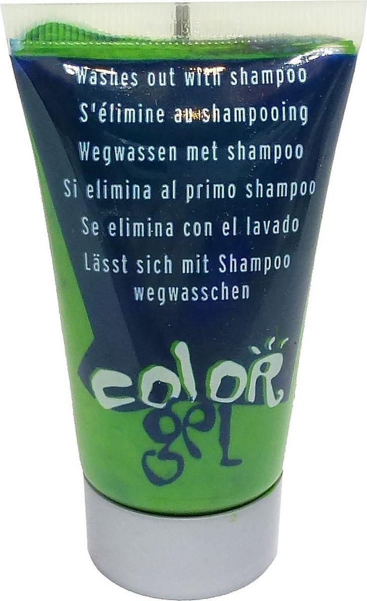 Sinelco Color Gel Green - Haarkleurverzorging styling wasbaar - 40ml