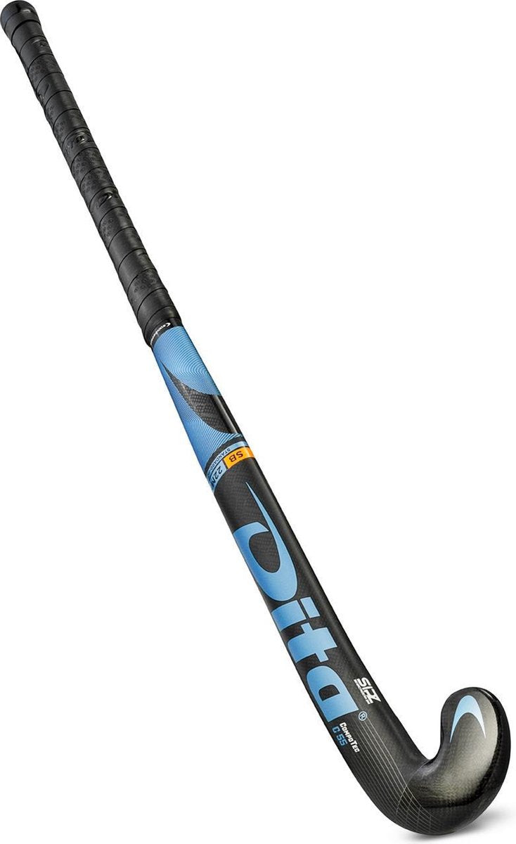 Dita Compotec C55 S-Bow Hockeystick - 36.5 Inch - Blauw/Zwart