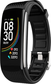 Stappenteller Zwart 3.0 | Activity Tracker | Hartslagmeter | Bewegingstracker | Afstandmeter | Stappenteller Horloge Zwart 3.0 | Activity Tracker | Hartslagmeter | Bewegingstracker | Afstandmeter | Saturatiemeter | Smartwatch