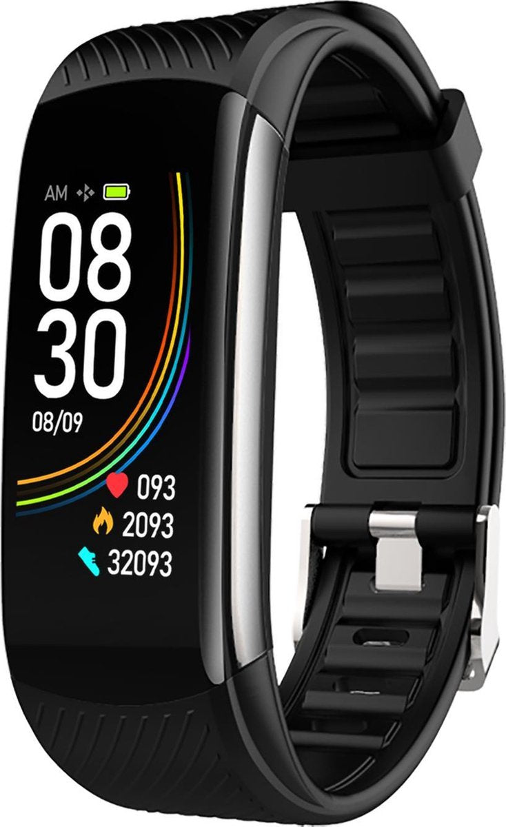 Stappenteller Zwart 3.0 | Activity Tracker | Hartslagmeter | Bewegingstracker | Afstandmeter | Stappenteller Horloge Zwart 3.0 | Activity Tracker | Hartslagmeter | Bewegingstracker | Afstandmeter | Saturatiemeter | Smartwatch