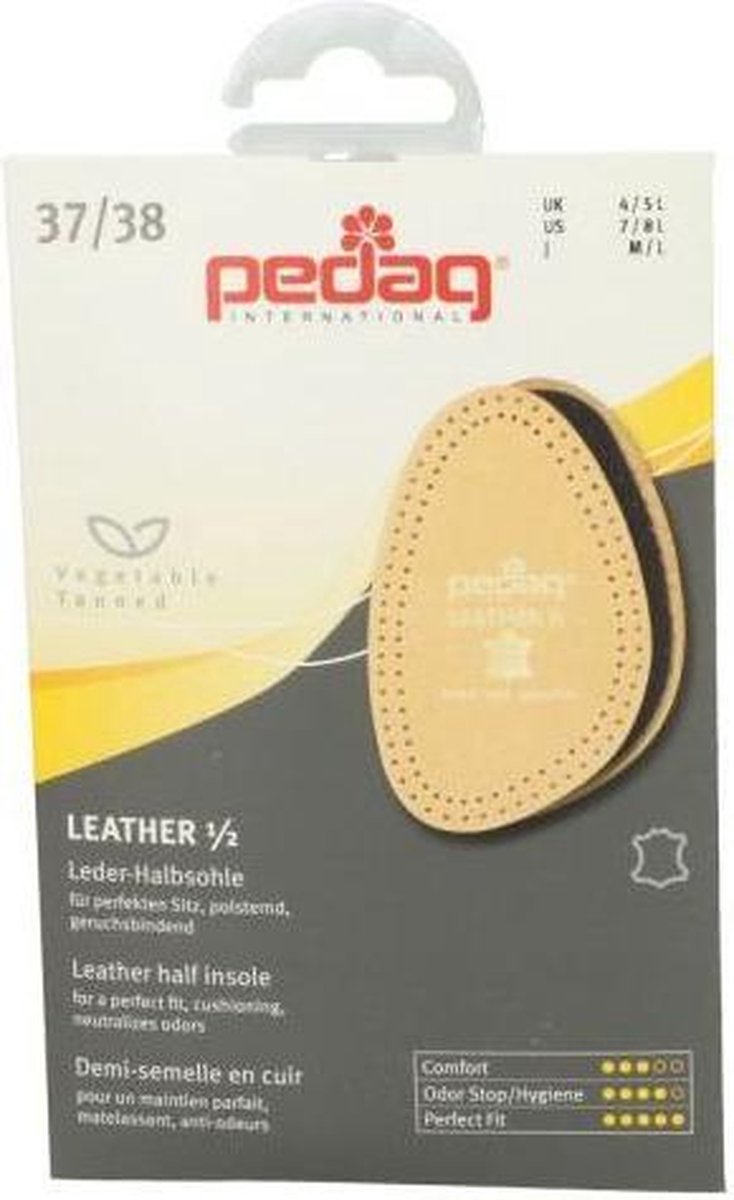 Pedag - beige - halfzool - leder - maat 41/42