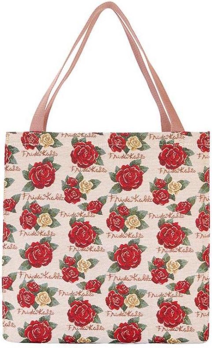 Signare - Boodschappentas groot - Frida Kahlo Rose