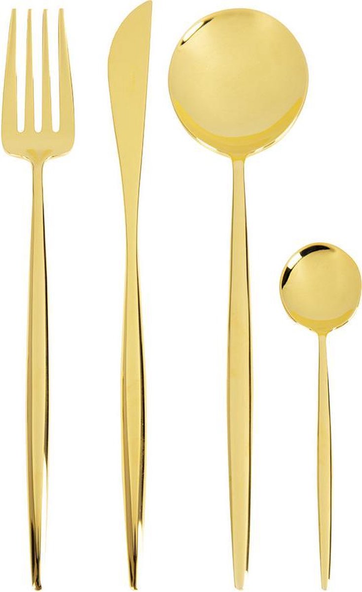 BESTEKSET 24-delig – MOON – GOUD // CUTIPOL