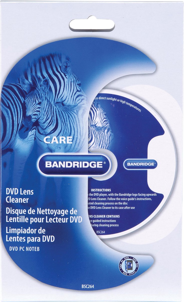 DVD and Blu-ray Lens Cleaner Disc