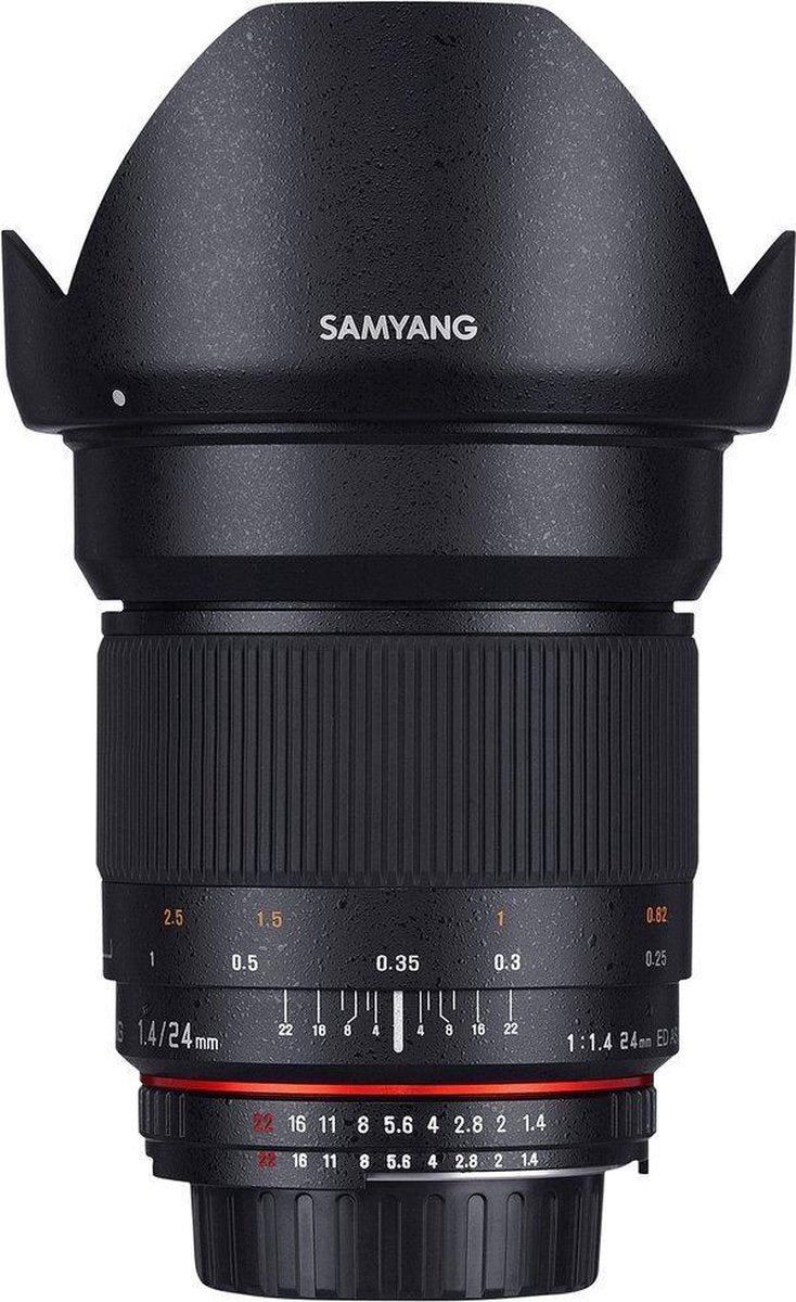 Samyang 24mm/1.4 ED AS UMC Sony A Zwart
