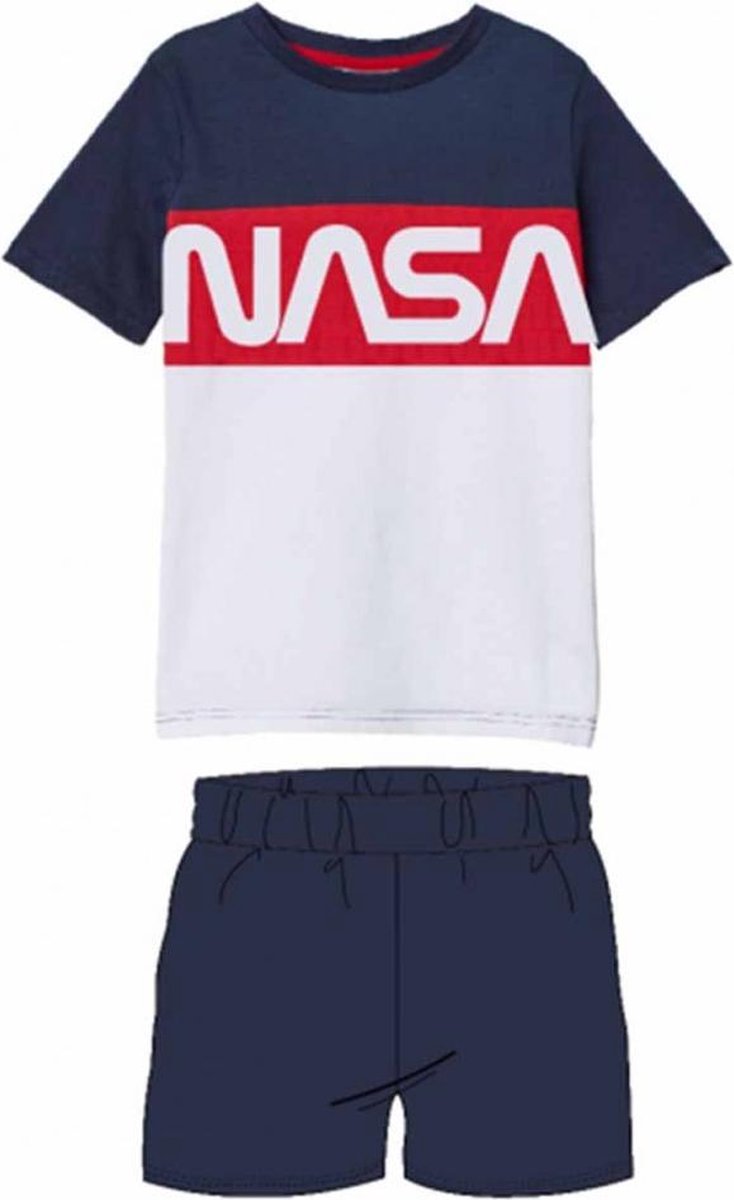 NASA Pyjama - Short Pyjama. Maat: 116 cm / 6 jaar