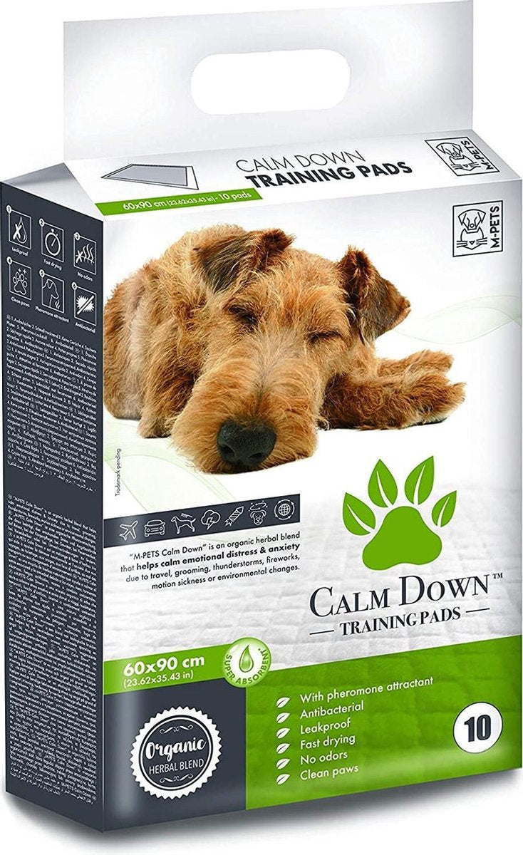 M-pets Pads Calm Down-travel & Home 90 Cm Plantaardig 10 Stuks