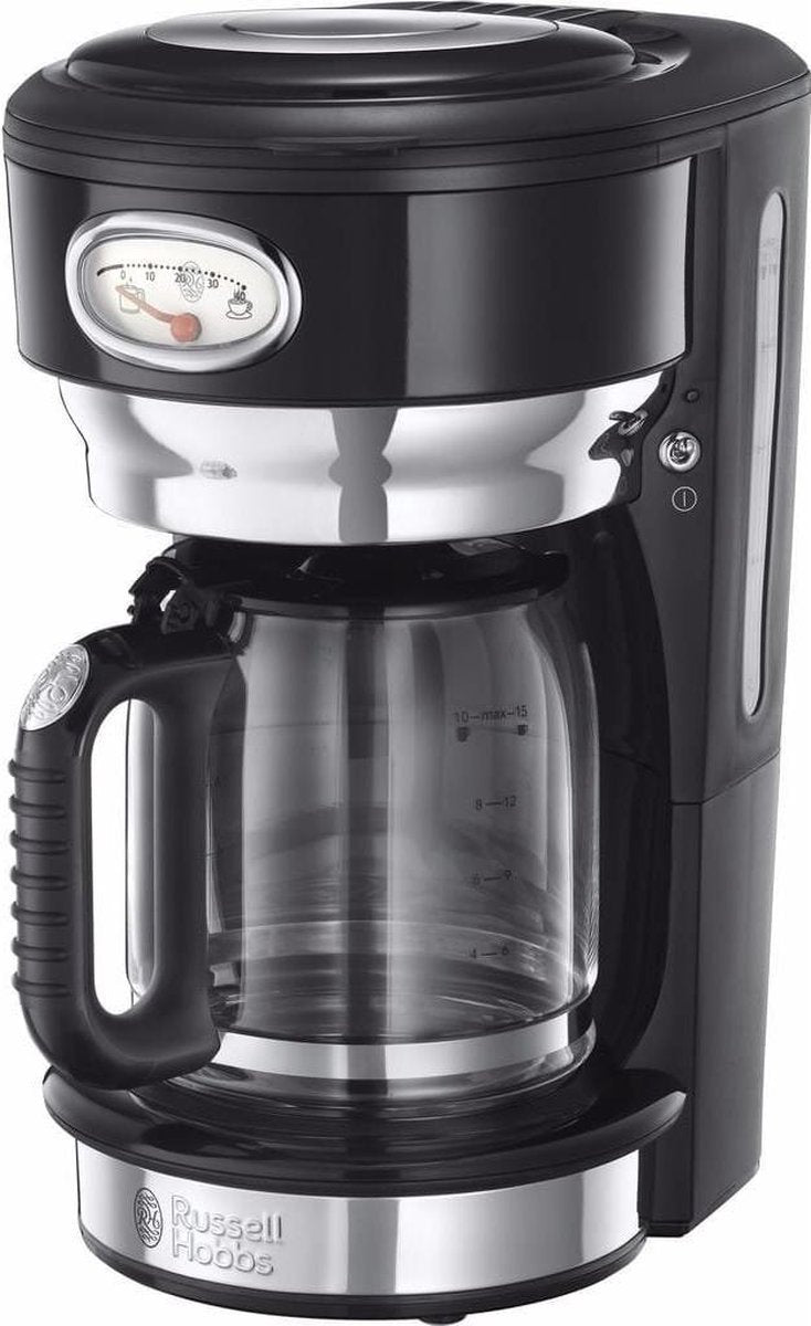Russel Hobbs Retro - Groot Koffiezetapparaat - Classic Noir