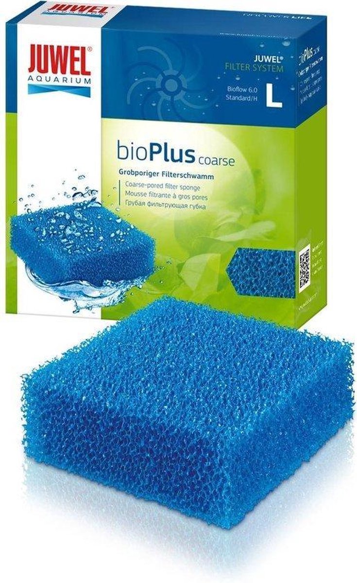 JuwelBioplus filterspons L Grof 12.5x12.5x5 cm