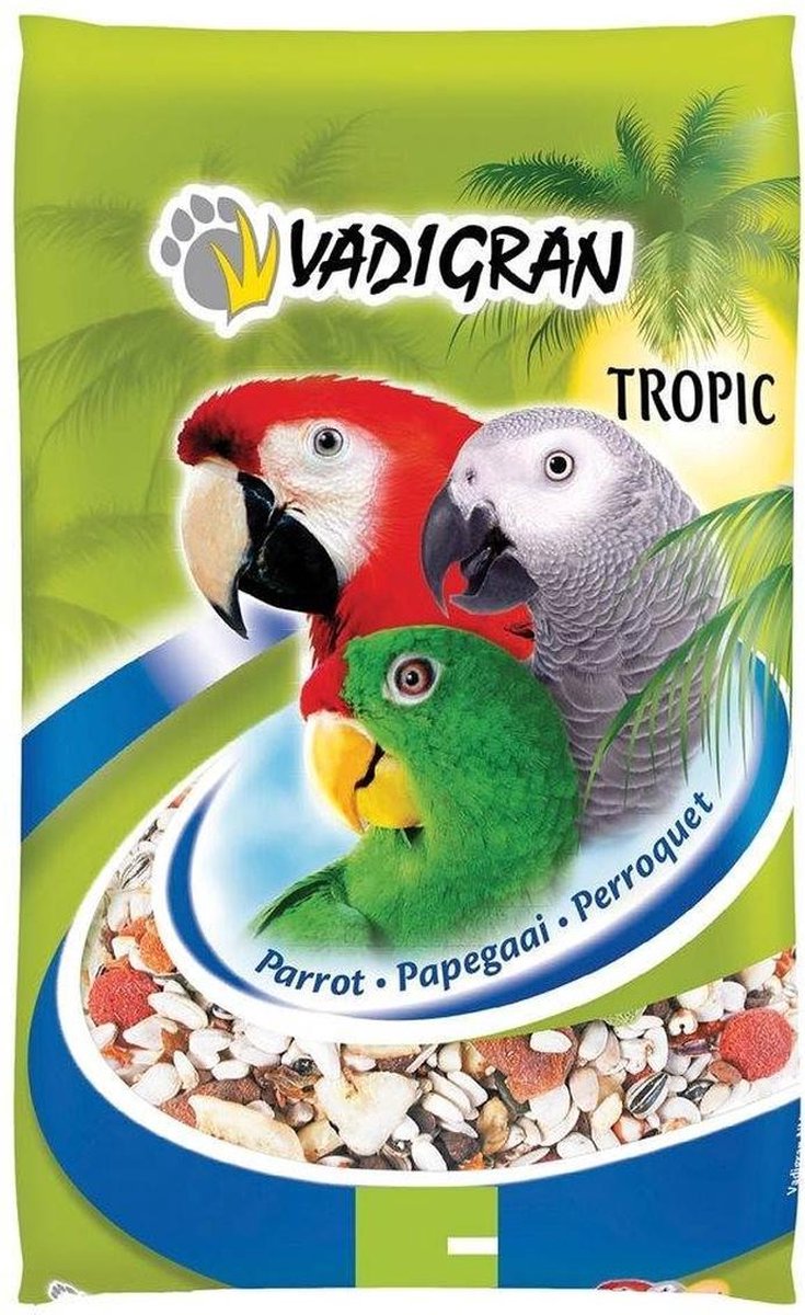 Vogelvoer Vadigran Papegaaien Tropical 14 Kg