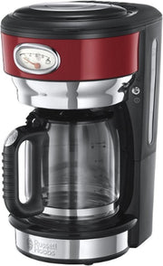 Russell Hobbs Retro - Groot Koffiezetapparaat - Ribbon Red