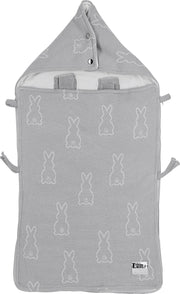 Meyco X Mrs.Keizer voetenzak Rabbit - Silver
