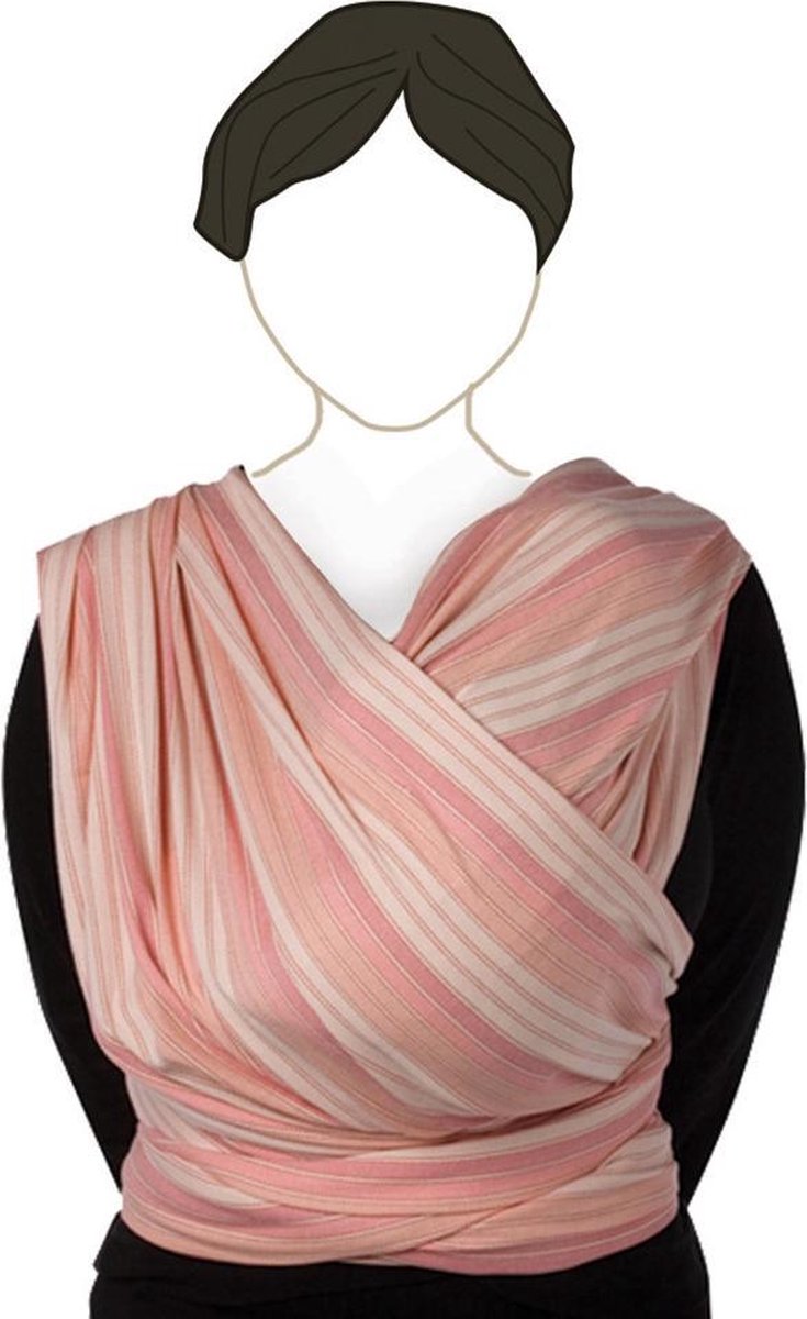 Babylonia BB SLEN Draagdoek Baby - 490 cm - Lychee