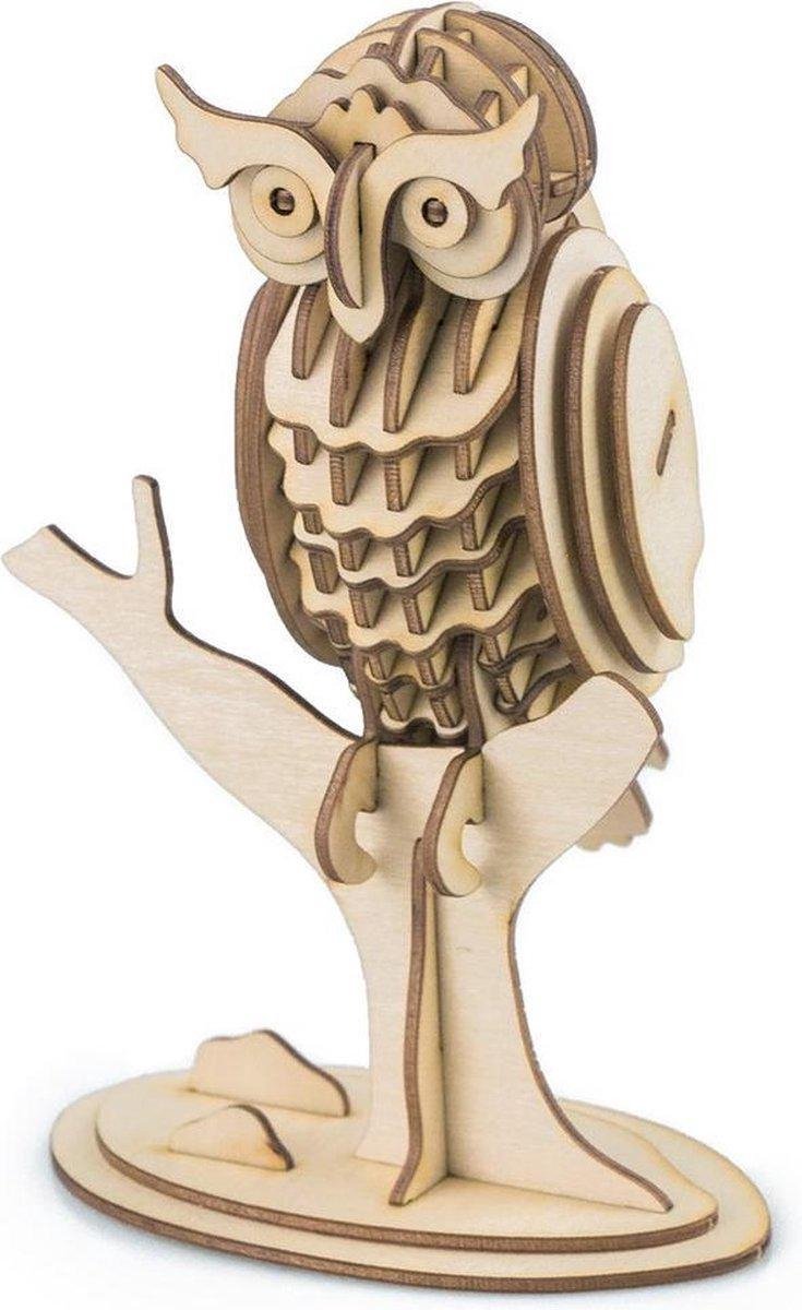 Uil houten bouwpakket