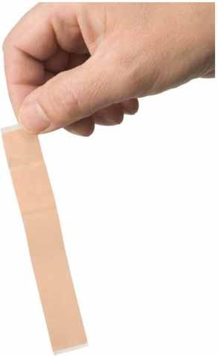 HEKA plast textile elastic lange vingerpleister 120 x 20 mm niet steriel