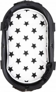 Airbuggy mat voor dome2 sm ster zwart / wit 48x28 cm