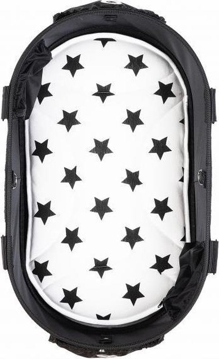 Airbuggy mat voor dome2 sm ster zwart / wit 48x28 cm