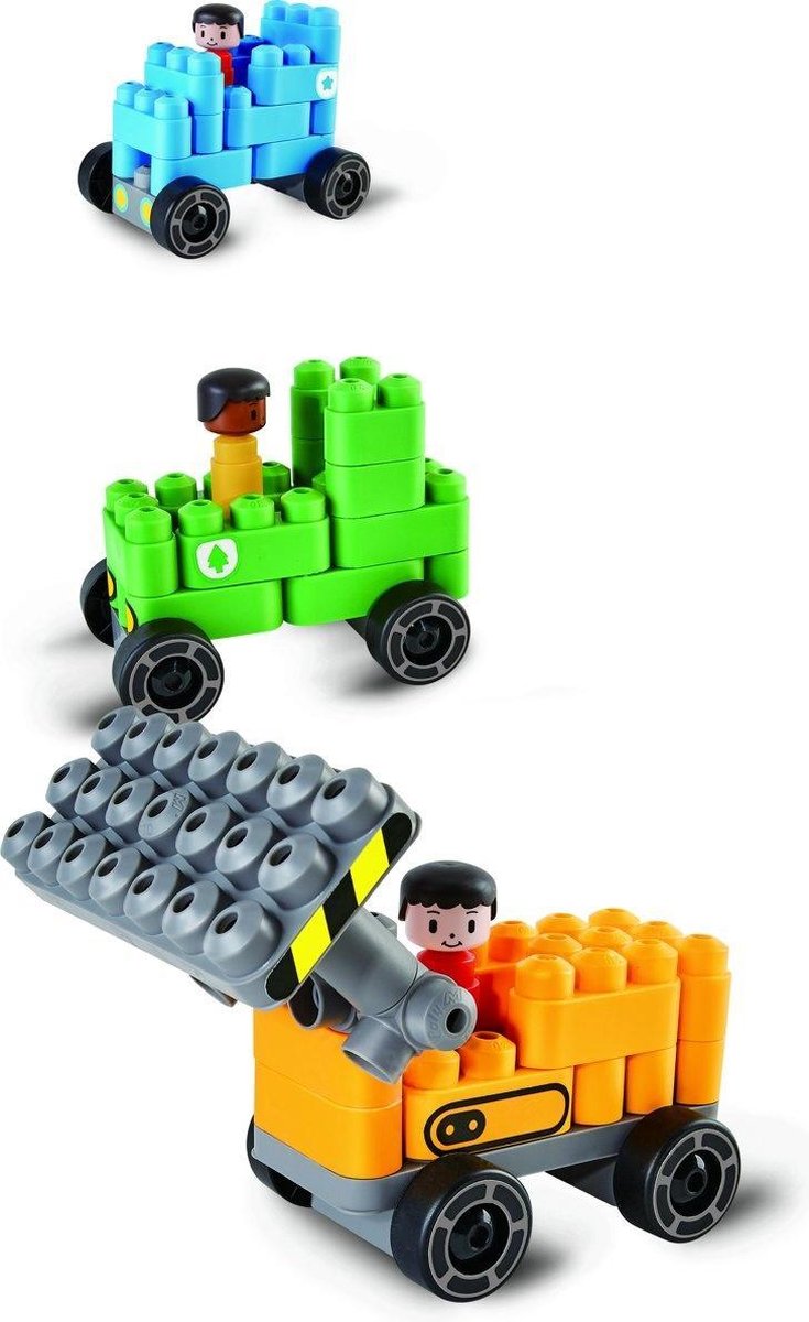 Polym City Vehicles Bouwblokken 130-delig