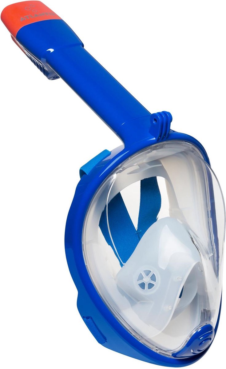 Atlantis Full Face Mask 2.0 - Snorkelmasker - Volwassenen - Blauw - S/M