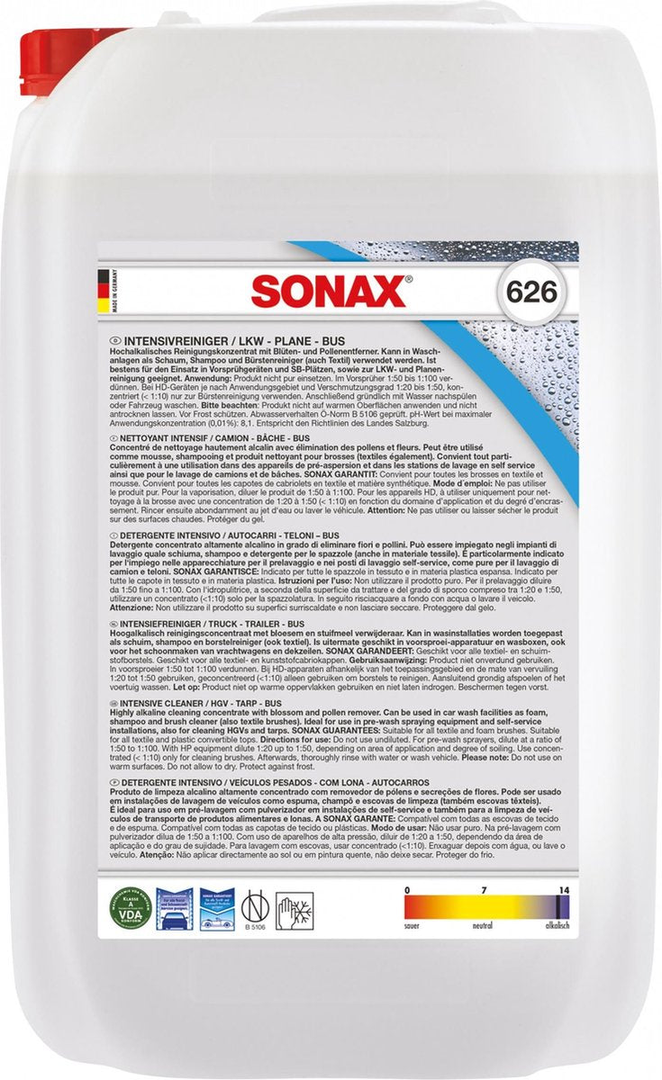 Sonax Intensiefreiniger 25 Liter Wit
