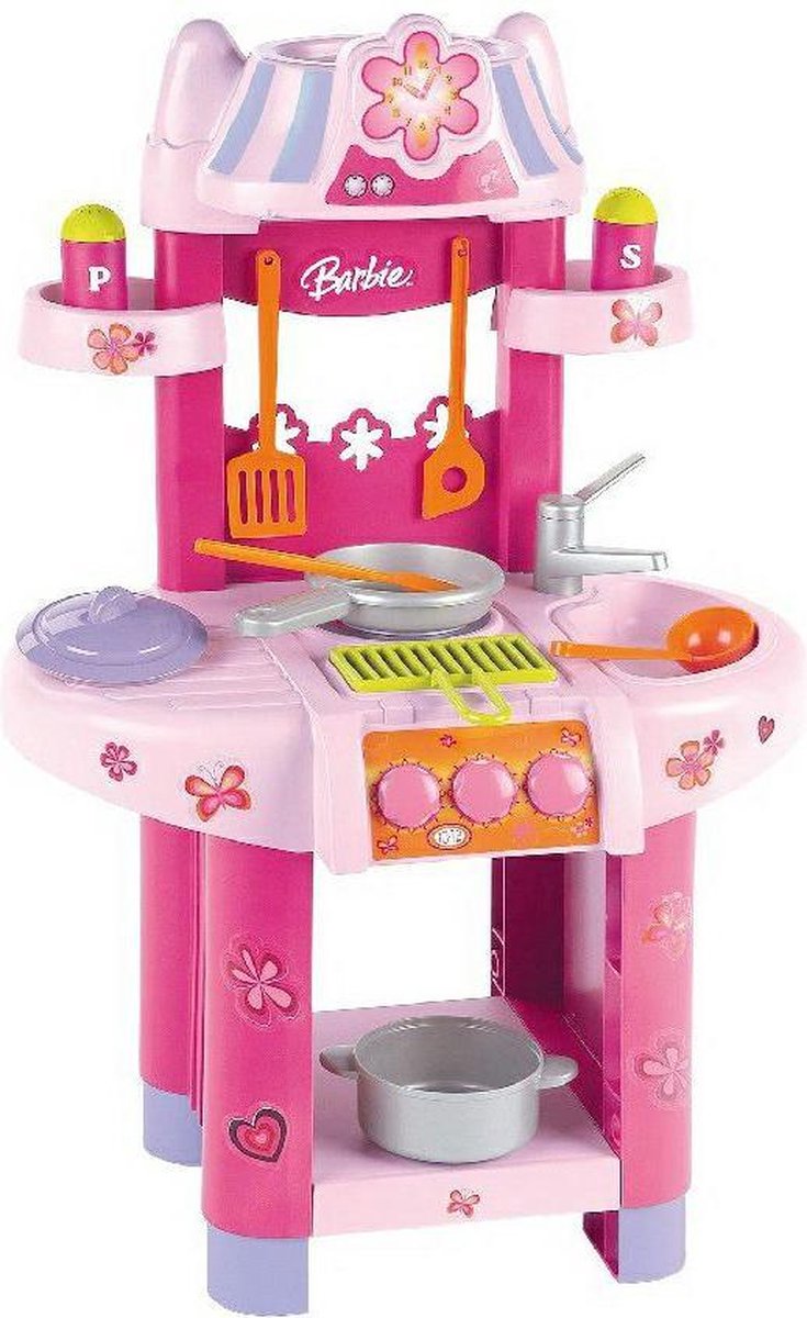 Barbie speelgoedkeuken met accessoires