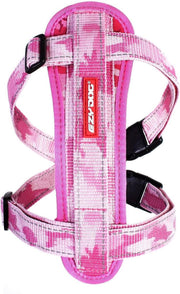 EzyDog Chest Plate Hondenharnas / tuig - XXL - Roze Camouflage