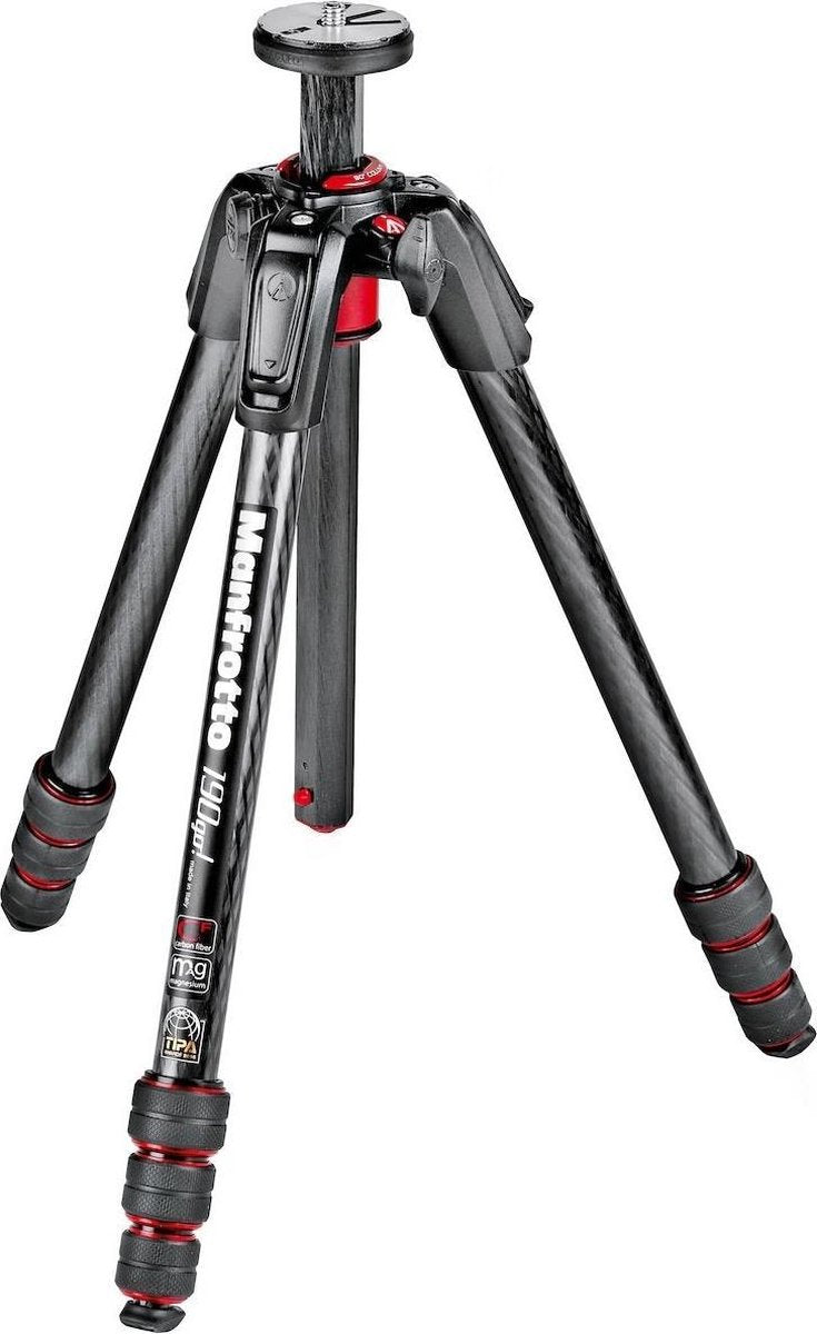 Manfrotto MT190GOC4 tripod Digitaal/filmcamera 3 poot/poten Zwart