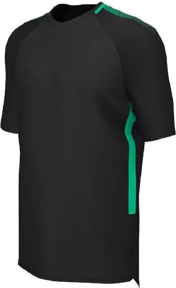 RugBee EDGE PRO TRAINING TEE BLACK/EMERALD YOUTH XL