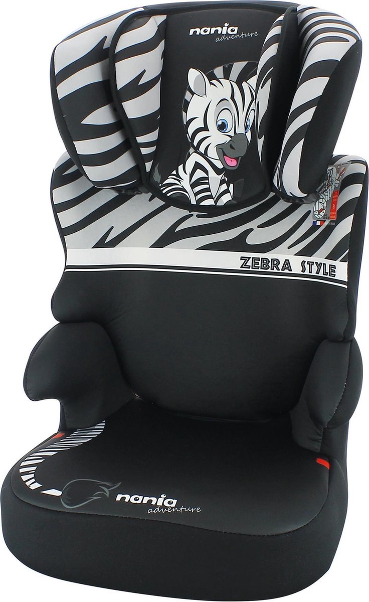 Nania autostoel groep 2/3 - Befix Adventure - Zebra