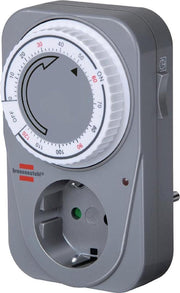 Brennenstuhl 1506590 Stekkerdoos-timer Analoog Dagprogramma 120 min 3680 W IP20
