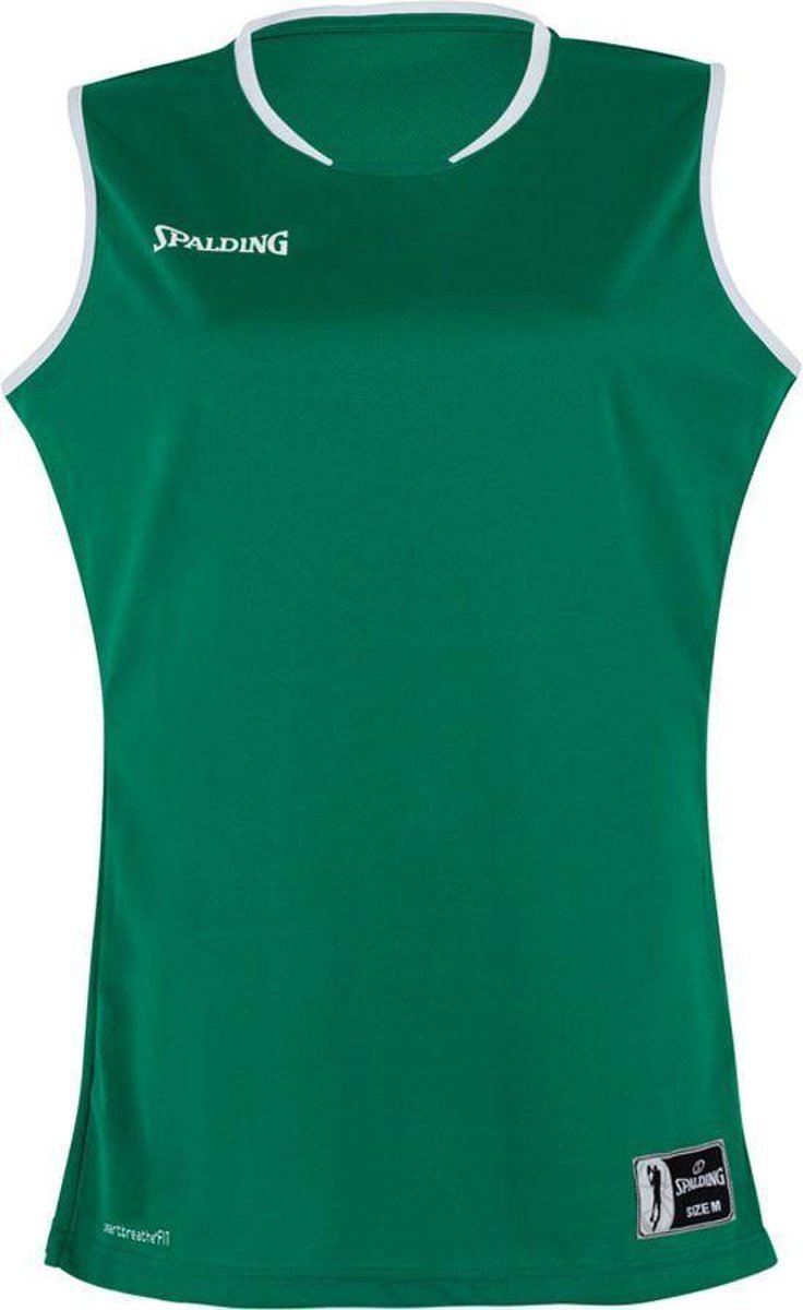 Spalding Move Tanktop Dames - Groen / Wit - maat L
