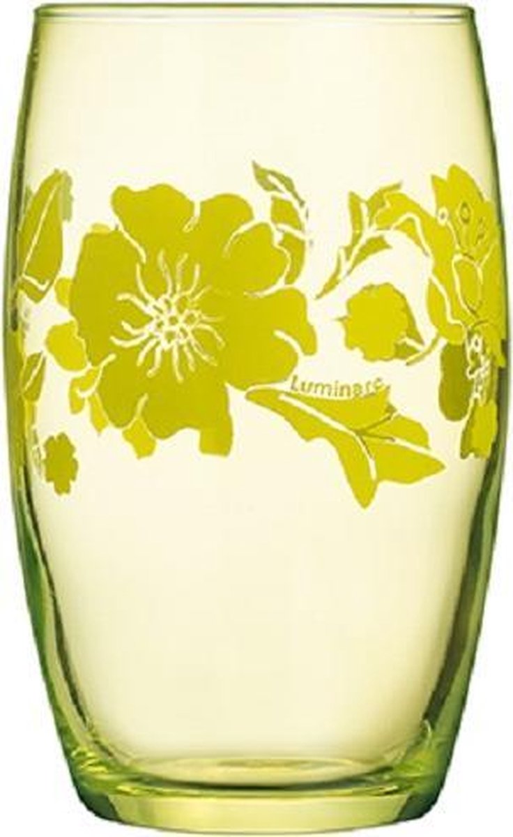Coven Garden Marvella Anis - Waterglazen - 36cl - Groen - (set van 6)