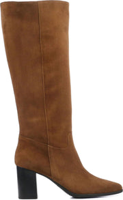 Lilian Vrouwen Suède  Klassieke laarzen / Laarzen / Damesschoenen 11632 - Cognac - maat 40.5