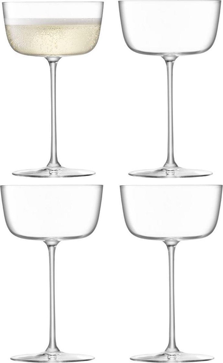 L.S.A. Borough Glas Cocktail - 240 ml - Set van 4 Stuks