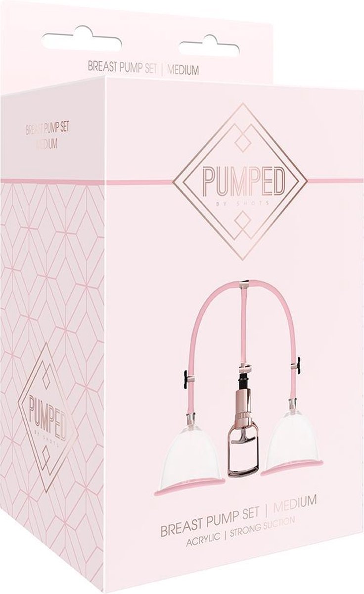 Breast Pump Set Medium - Rose Gold - Pumps - Clit & Nipple Suckers