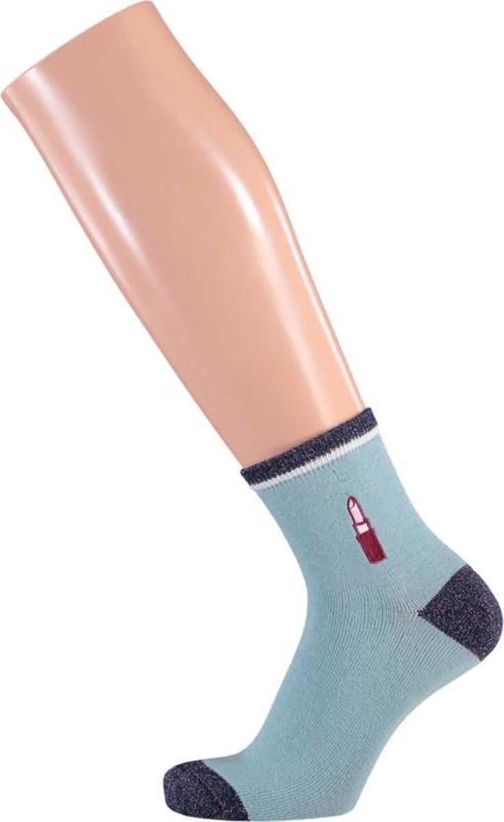 Sarlini Fashion Dames sokje Lipstick | Maat 36-41