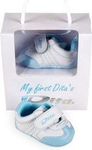 Dita Babyschoen My First Dita's Wit/blauw