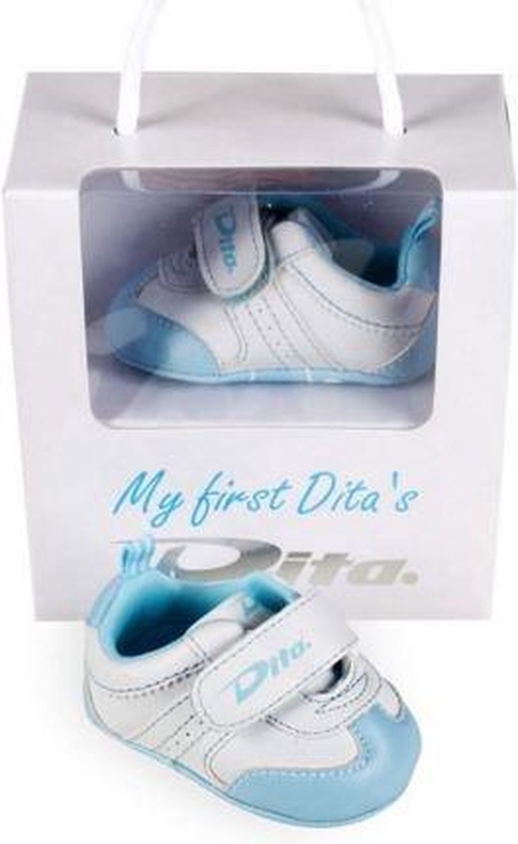 Dita Babyschoen My First Dita's Wit/blauw